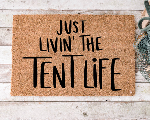 HOLIDAYS - JUST LIVIN' THE LIFE DOORMAT