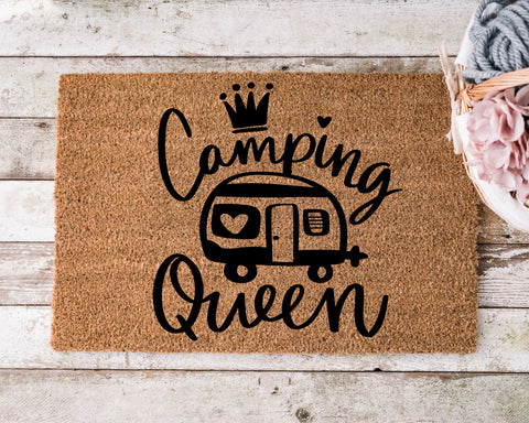 HOLIDAY - CAMPING QUEEN DOORMAT