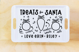 PERSONALISED SANTA'S TREAT SERVING PLATTER