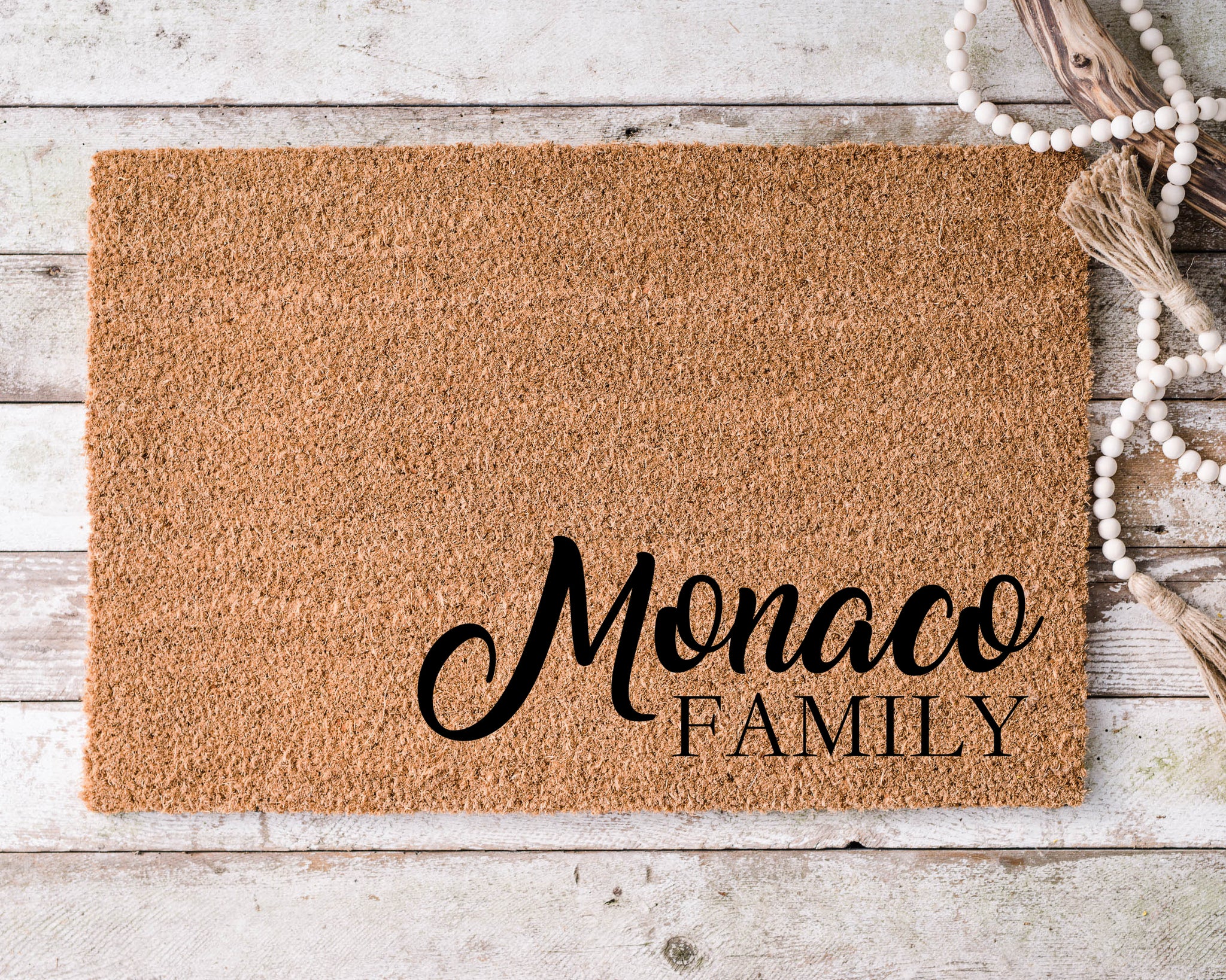 PERSONALISED FAMILY NAME DOORMAT