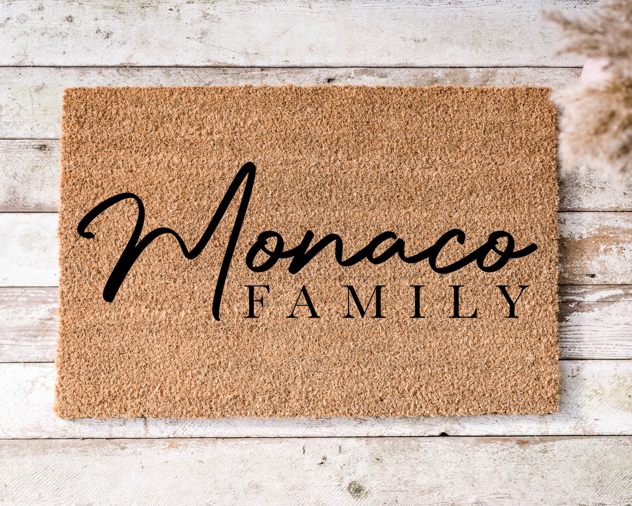 PERSONALISED FAMILY NAME DOORMAT