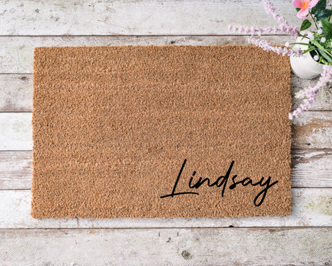 PERSONLISED FAMILY NAME DOORMAT