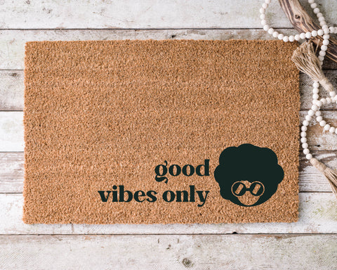 RETRO - GOOD VIBES DOORMAT