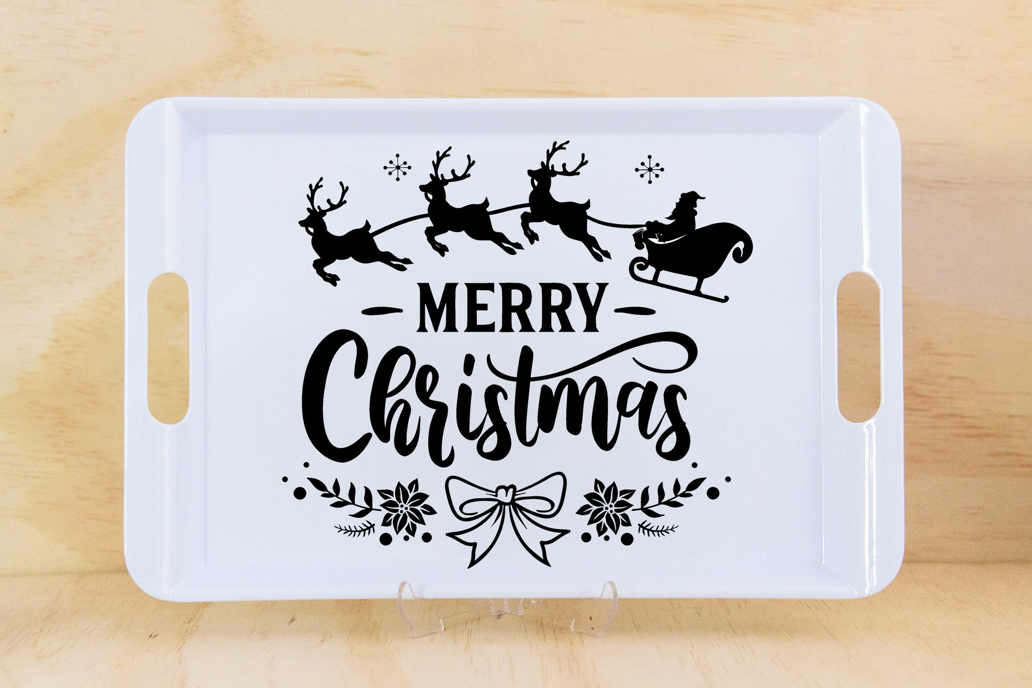 SERVING TRAY - MERRY CHRISTMAS