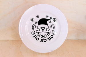 HO HO HO Upcycled Plate