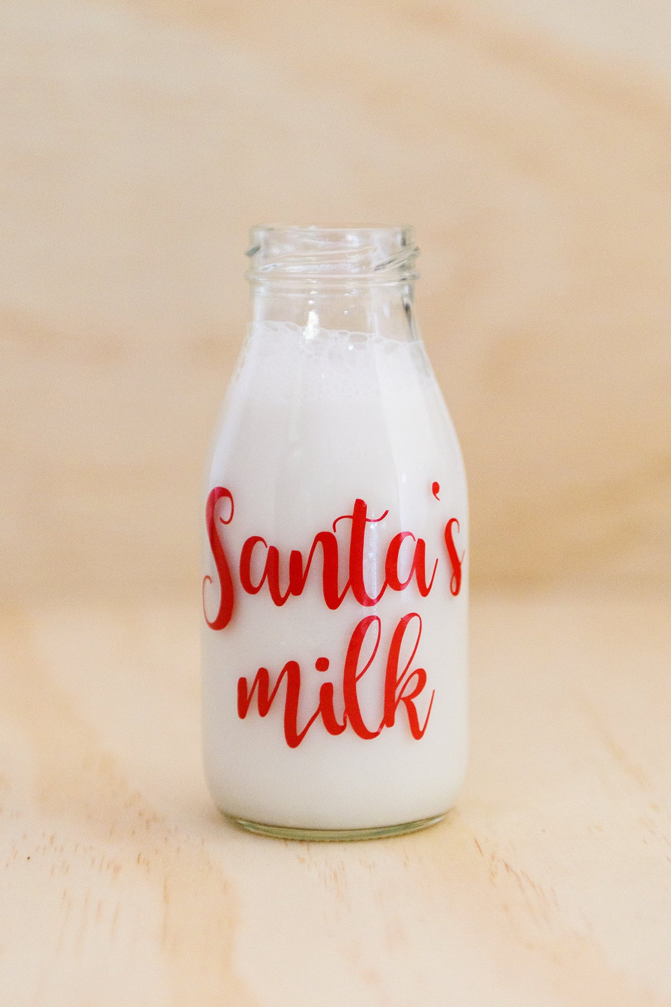 SANTA'S CHRISTMAS EVE MILK JAR