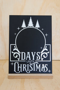 CHRISTMAS COUNTDOWN CHALKBOARD