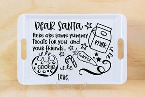 PERSONALISED SANTA'S TREAT SERVING PLATTER #2